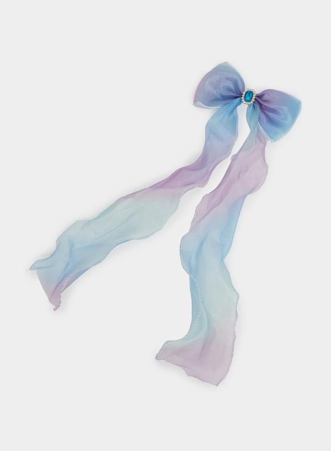 Styli Girls Lilac Bow Hair Clip - Image 3